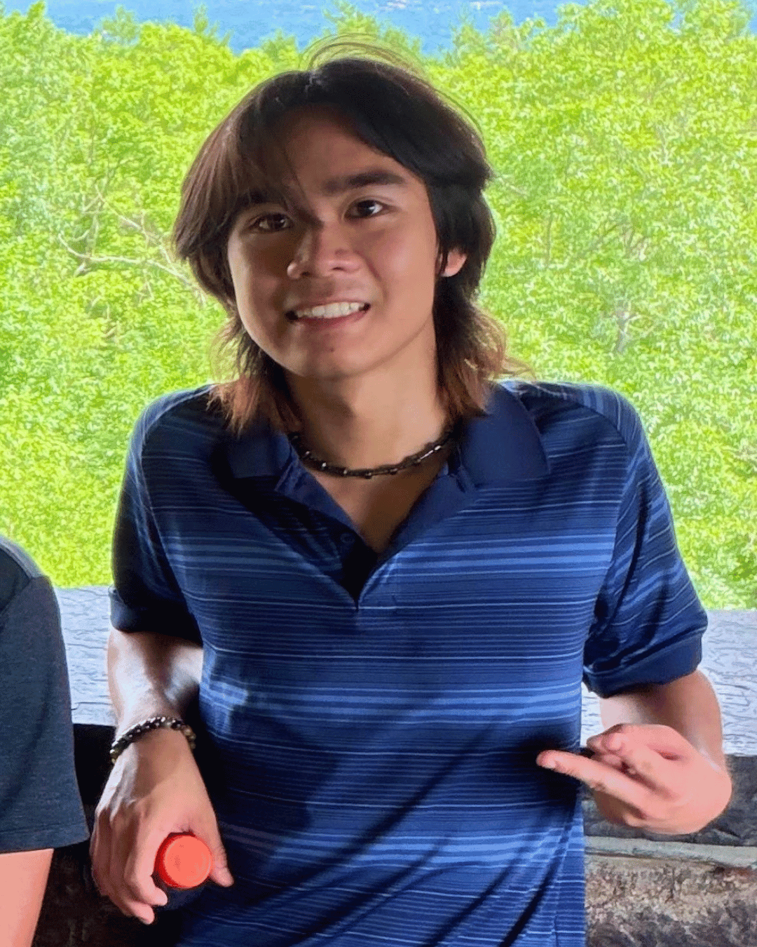 Kevin smiling for the photo