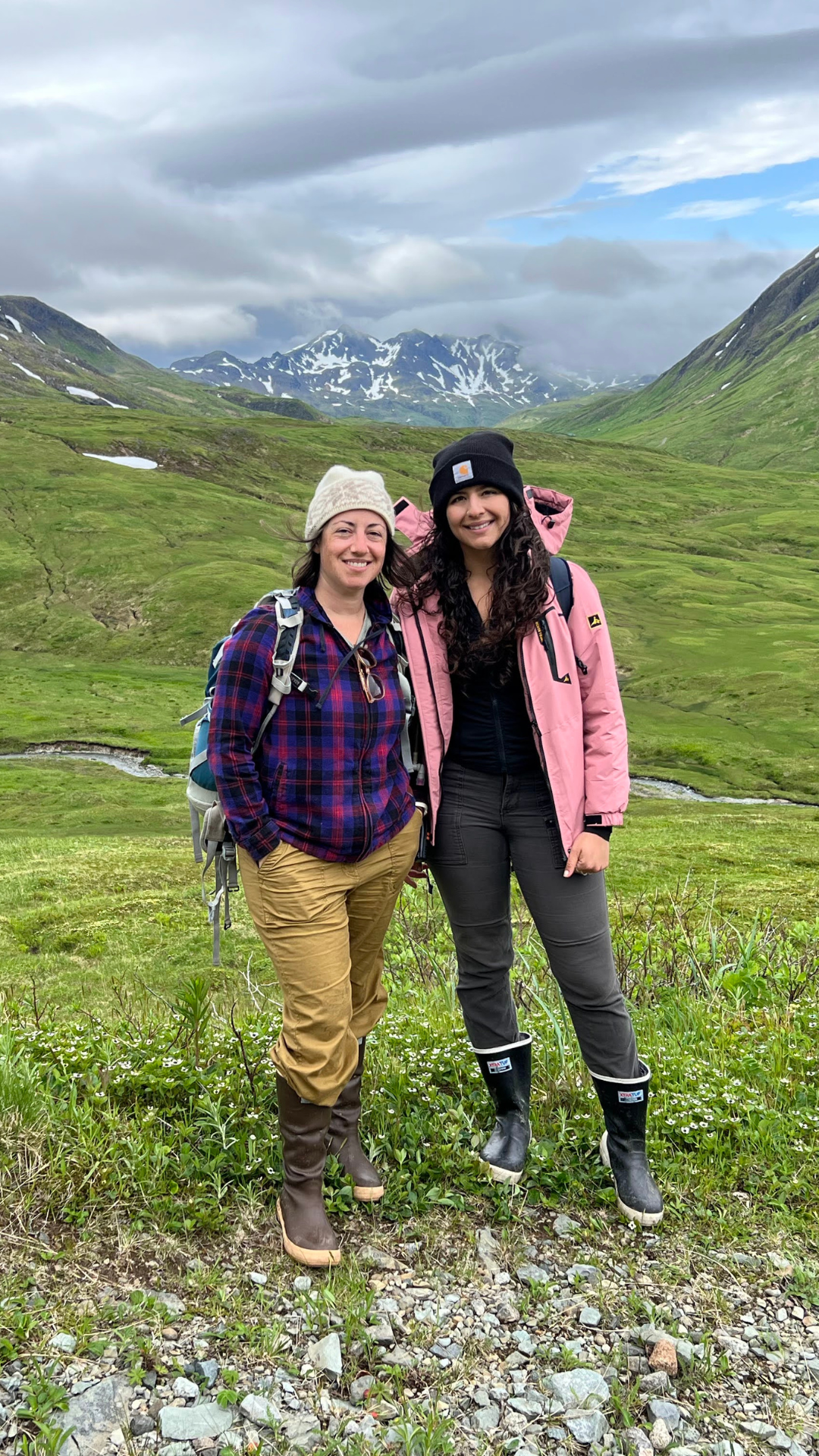 Emily Cooperdock and Anahi Carrera in Alaska