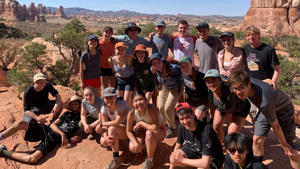 a group photo will with everyone on the trip