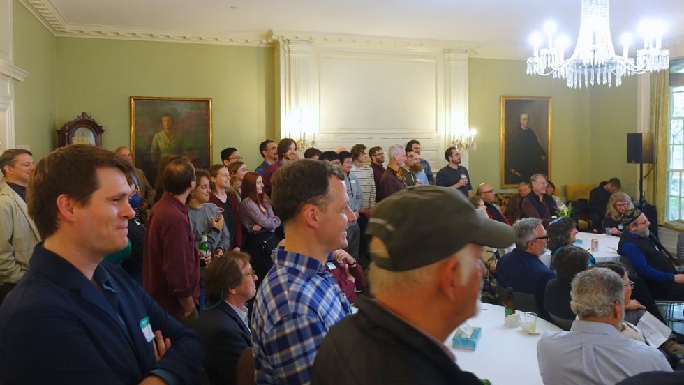 standing-room only at the Jan Celebration of Life reception 