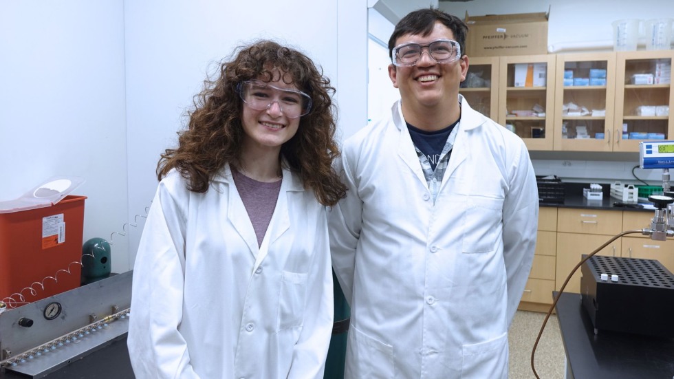 Josephine Harrison and Prof Dan Ibarra