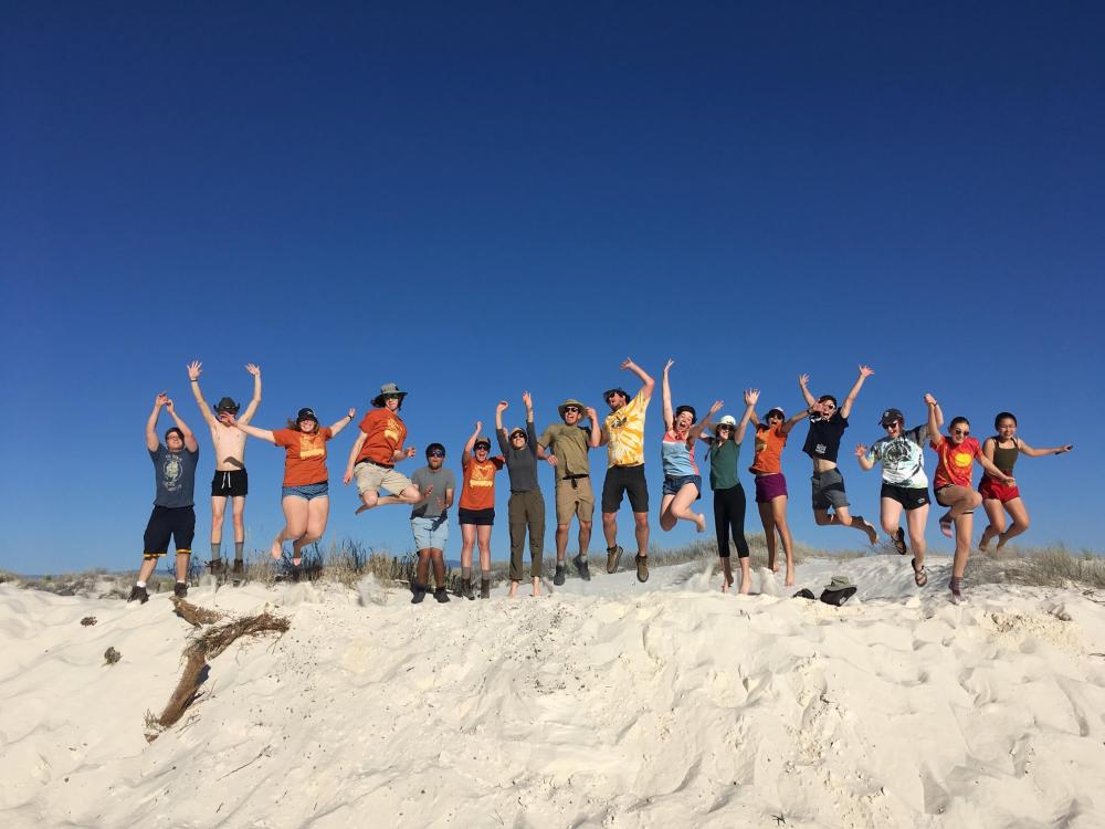 Students on a Spring Break 2018 field trip to west Texas and New Mexico